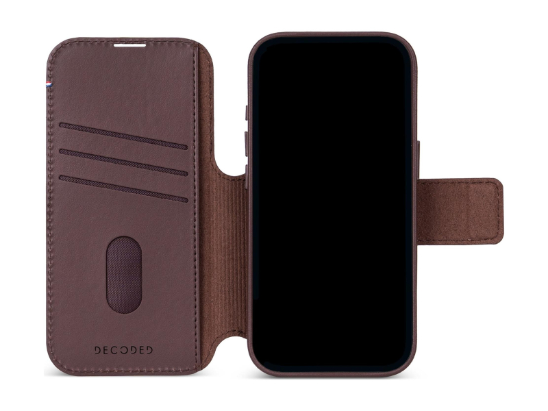 Decoded Leather Detachable Wallet do iPhone 18 Pro Max MagSafe (choc)