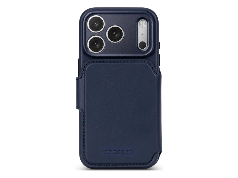 Decoded Leather Detachable Wallet do iPhone 18 Pro Max MagSafe (granatowy)