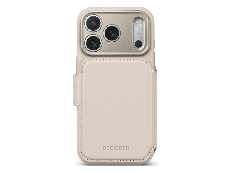Decoded Leather Detachable Wallet do iPhone 18 Pro Max MagSafe (taup)