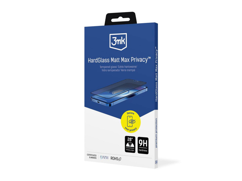 3mk HardGlass Matt Max Privacy do iPhone 18 Pro