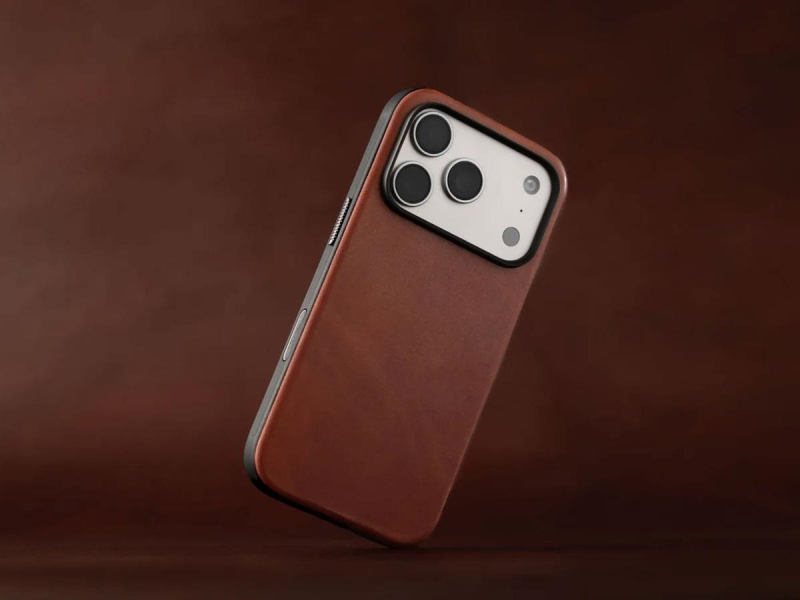 Nomad Modern Leather Case do iPhone 18 Pro Max / 17 Pro Max MagSafe