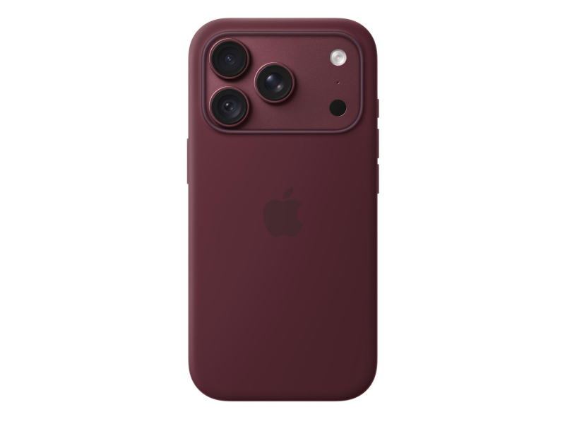 Apple Silikonowe etui z Magsafe do iPhone 18 Pro burgund