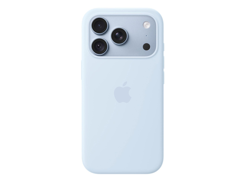 Apple Silikonowe etui z Magsafe do iPhone 18 Pro chłodny błękit