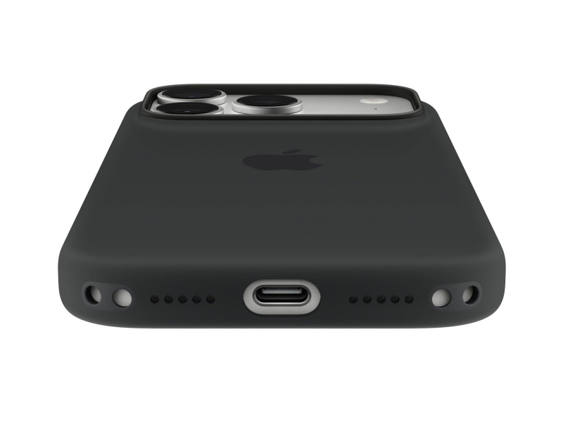 Apple Silikonowe etui z Magsafe do iPhone 18 Pro czarny