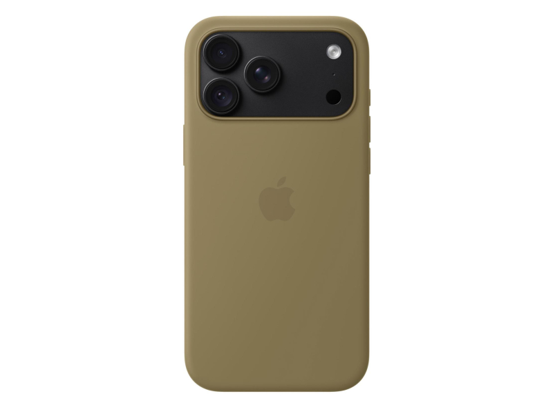 Apple Silikonowe etui z Magsafe do iPhone 18 Pro Max oliwka