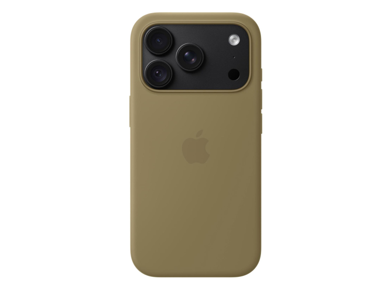 Apple Silikonowe etui z Magsafe do iPhone 18 Pro oliwka