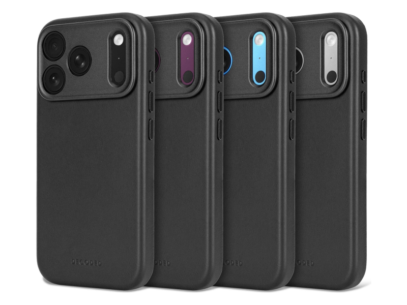 Decoded Leather Backcover do iPhone 18 Pro MagSafe (black)