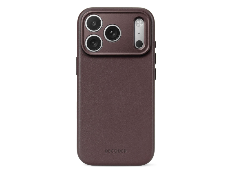 Decoded Leather Backcover do iPhone 18 Pro MagSafe (chocolat brown)