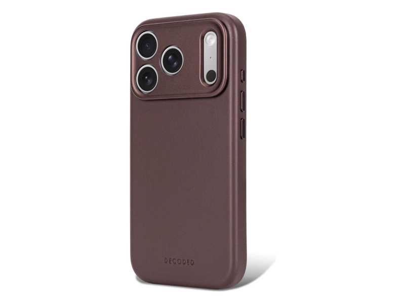 Decoded Leather Backcover do iPhone 18 Pro MagSafe (chocolat brown)