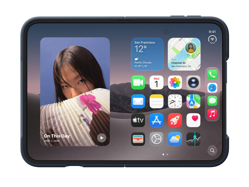 Apple Etui do iPhone Duo granat