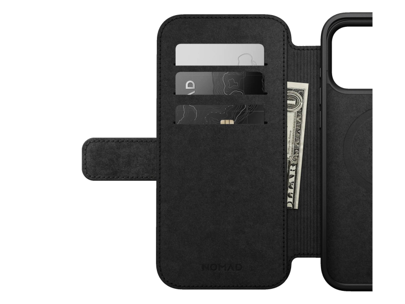Nomad Modern Leather Folio do iPhone 18 Pro Max / 17 Pro Max MagSa