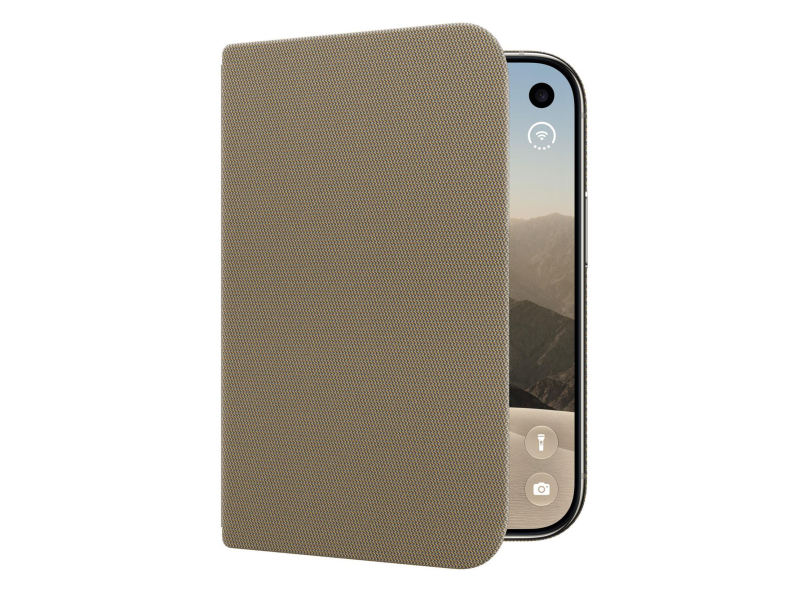 Apple Folio do iPhone Duo z podpórką jasnobeżowy