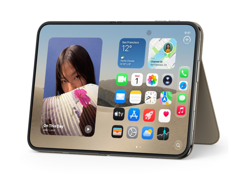 Apple Folio do iPhone Duo z podpórką jasnobeżowy