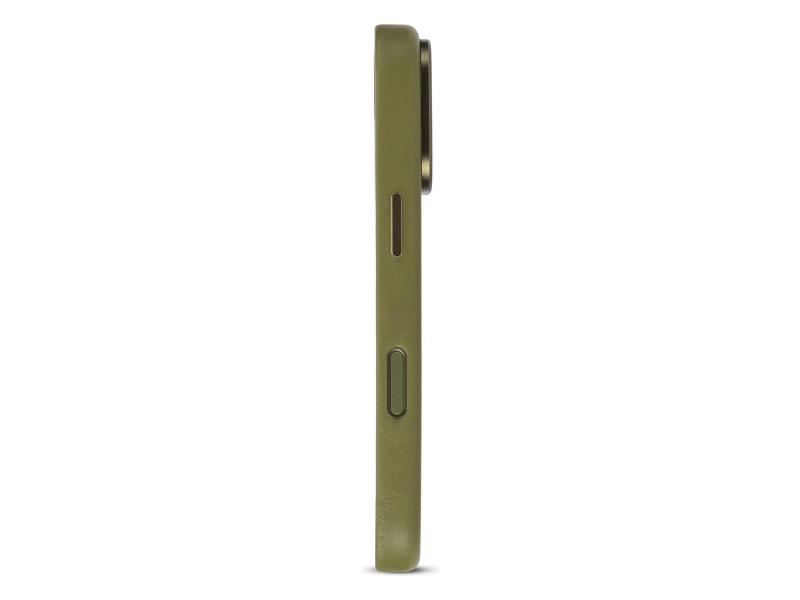 Decoded Leather Backcover do iPhone 18 Pro MagSafe (moss green)