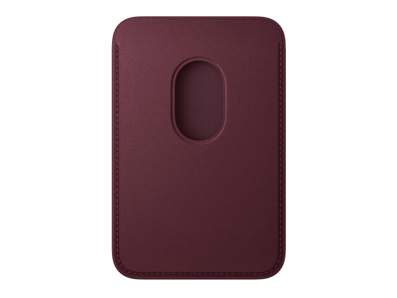 Apple Portfel FineWovenMagSafe burgund