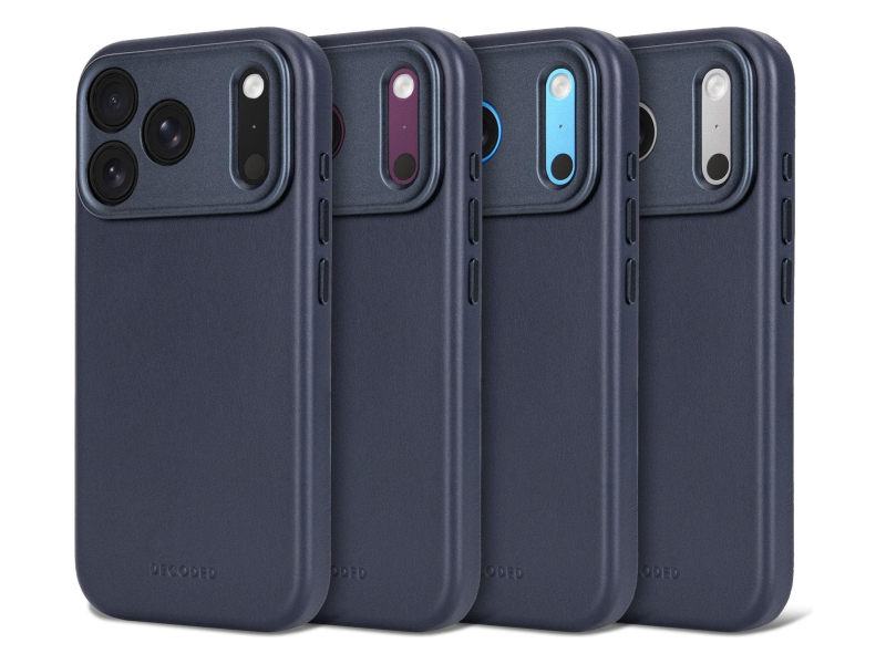 Decoded Leather Backcover do iPhone 18 Pro MagSafe (midnight)