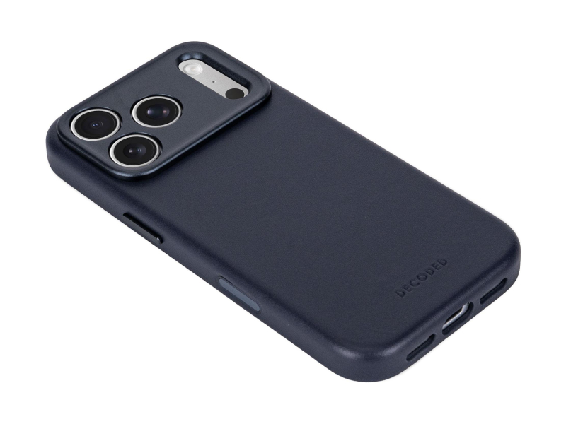 Decoded Leather Backcover do iPhone 18 Pro MagSafe (midnight)