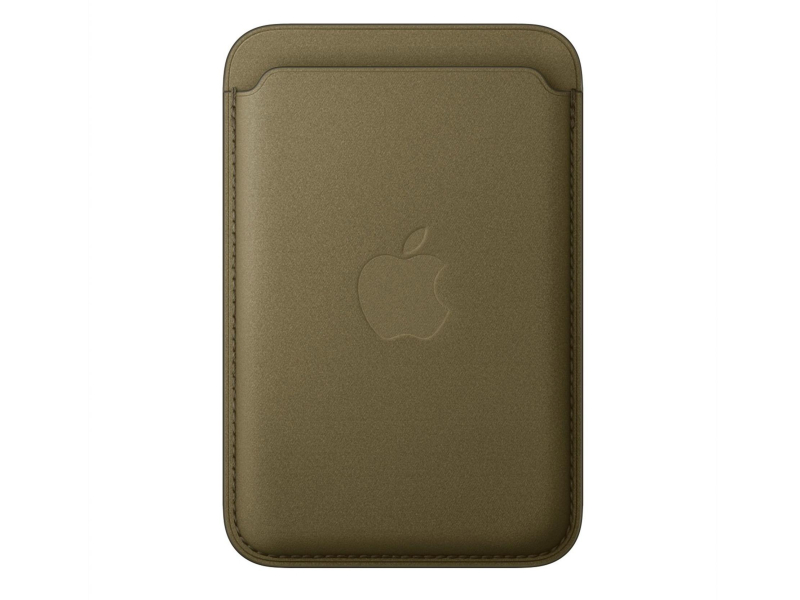 Apple Portfel FineWovenMagSafe ciemna oliwka