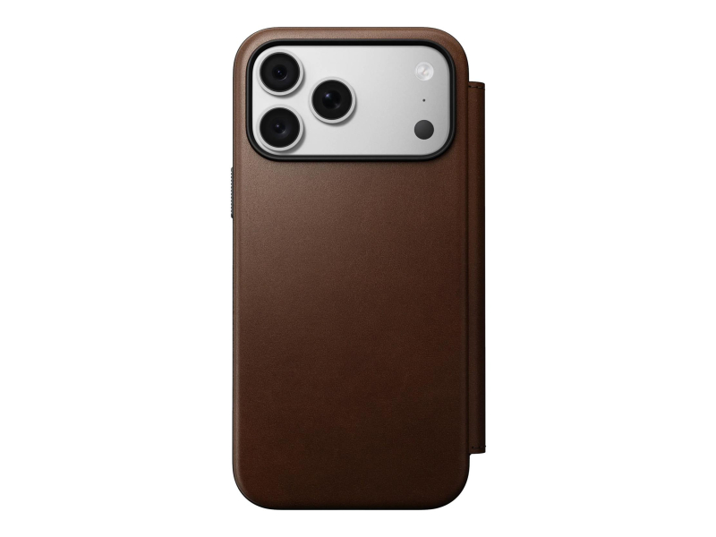Nomad Modern Leather Folio do iPhone 18 Pro Max / 17 Pro Max MagSa