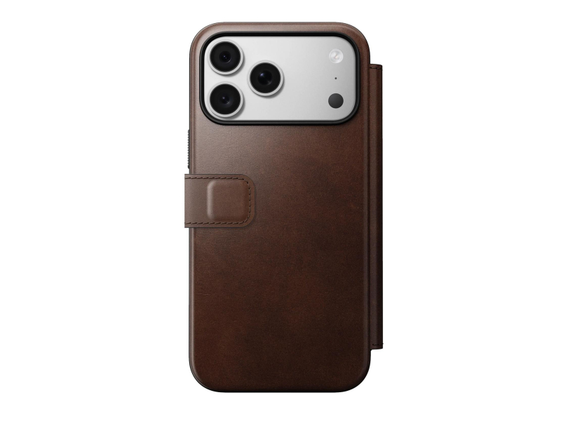 Nomad Modern Leather Folio do iPhone 18 Pro Max / 17 Pro Max MagSa