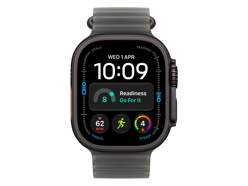 Apple 49mm Translucent Black Ocean Band - Black Titanium Finish