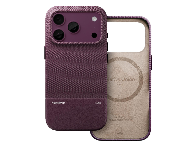 Native Union (RE)Classic Case do iPhone 18 Pro / 17 Pro MagSafe (burgundowy)