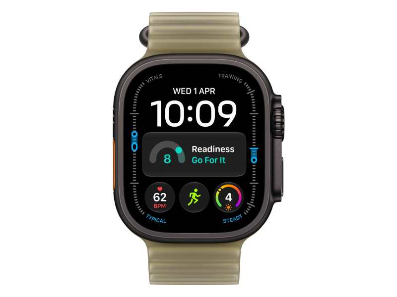 Apple 49mm Translucent Kelp Ocean Band - Black Titanium Finish