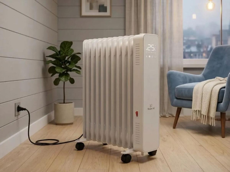 Mission Air Grzejnik olejowy OSLO 2500W White WiFi