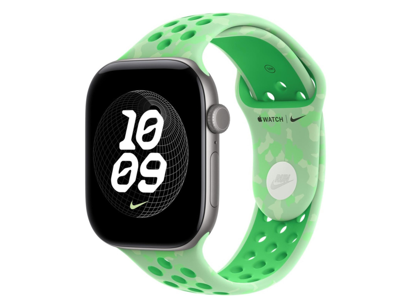 Apple 46mm Green Spark Nike Sport Band - S/M