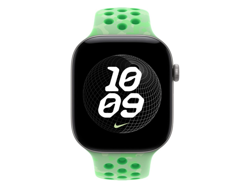 Apple 46mm Green Spark Nike Sport Band - S/M