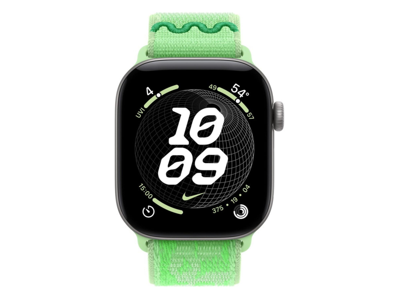 Apple 46mm Green Spark Nike Sport Loop