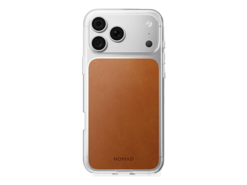 Nomad Clear Leather Case do iPhone 18 Pro Max / 17 Pro Max MagSafe