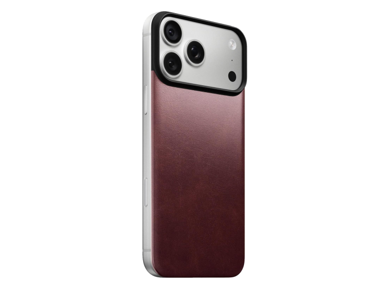 Nomad Clear Leather Case do iPhone 18 Pro Max / 17 Pro Max MagSafe