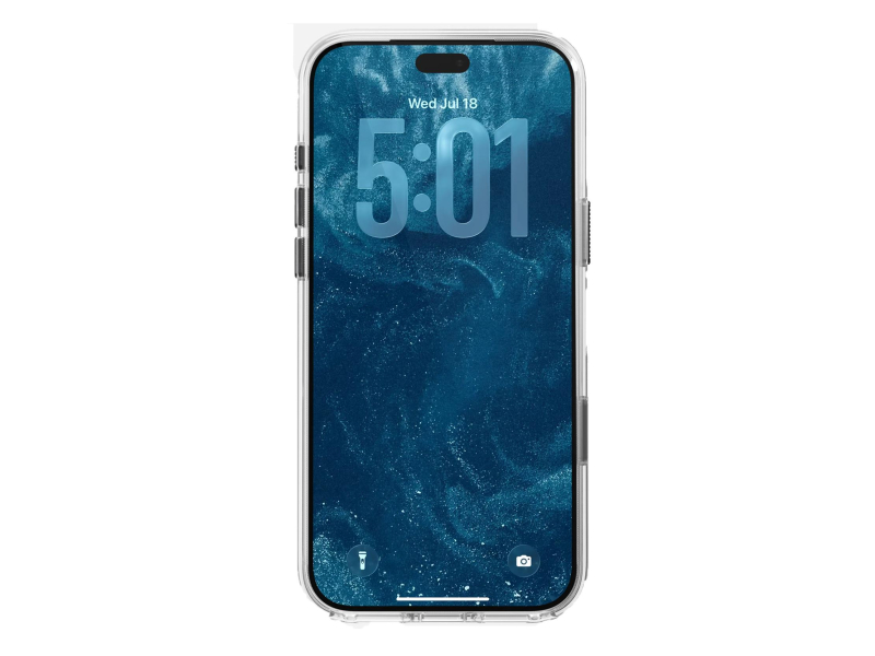 Nomad Clear Leather Case do iPhone 18 Pro Max / 17 Pro Max MagSafe