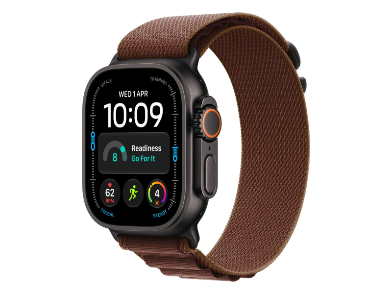Apple 49mm Burgundy Alpine Loop - Small - Black Titanium Finish