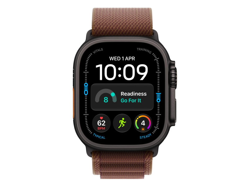 Apple 49mm Burgundy Alpine Loop - Small - Black Titanium Finish