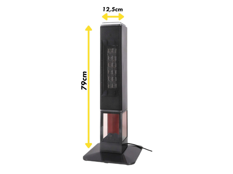 Mission Air Termowentylator kolumnowy MALMO 2400W Black