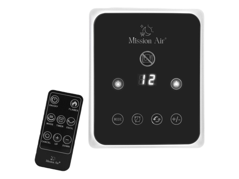 Mission Air Termowentylator kolumnowy MALMO 2400W Black