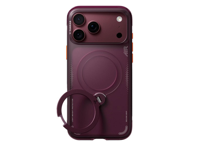 TORRAS Ostand Q3 Air do iPhone 18 Pro / 17 Pro MagSafe (cosmic purp)