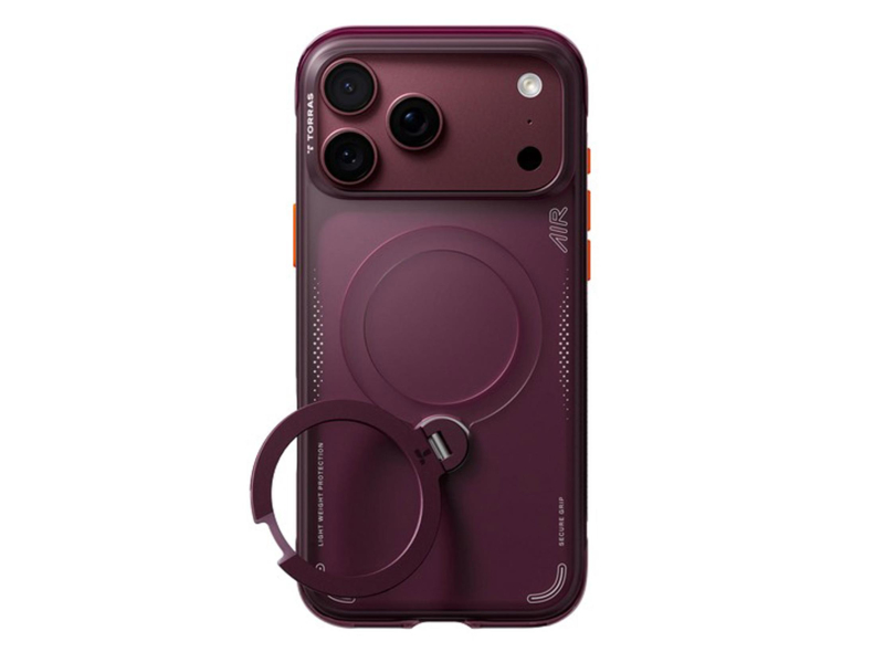 TORRAS Ostand Q3 Air do iPhone 18 Pro Max / 17 Pro Max MagSafe (fioletowy)