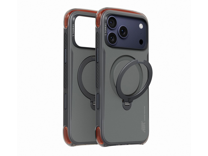 TORRAS Ostand Q3 Air Pro do iPhone 18 Pro / 17 Pro MagSafe (obsidia)