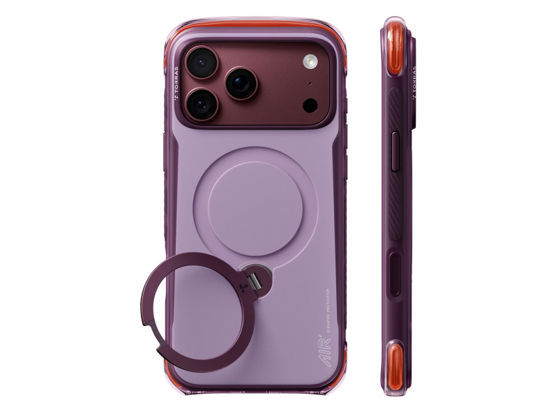TORRAS Ostand Q3 Air Pro do iPhone 18 Pro / 17 Pro MagSafe (violet)