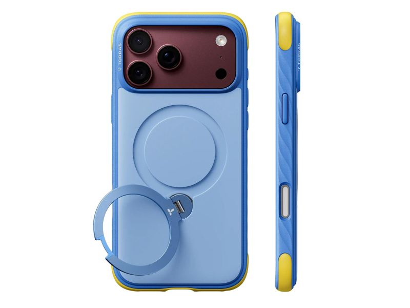 TORRAS Ostand Q3 Rugg do iPhone 18 Pro / 17 Pro MagSafe (blue)