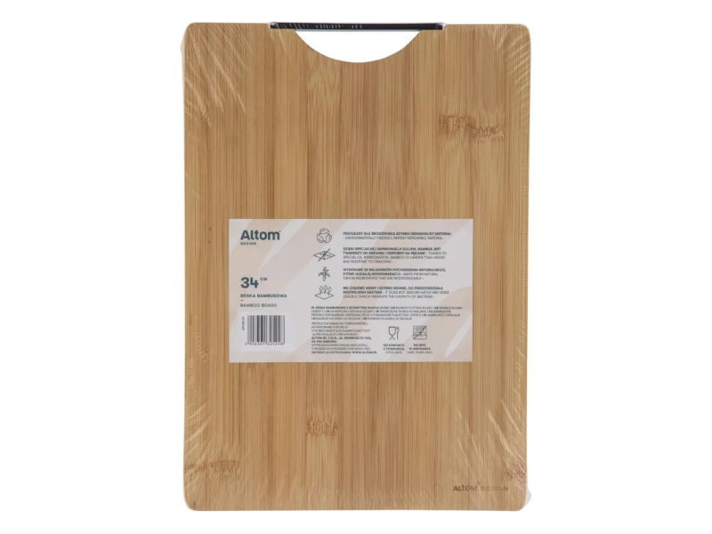Altom Deska bambusowa z uchwytem 34x24x1,8 cm