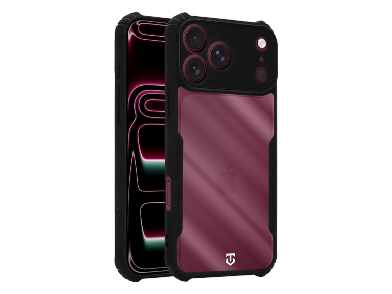 Tactical Quantum Stealth Kryt pro do iPhone 18 Pro Max Clear/Black