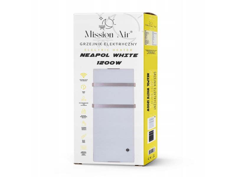 Mission Air Grzejnik konwektorowy NEAPOL 1200W WiFi White