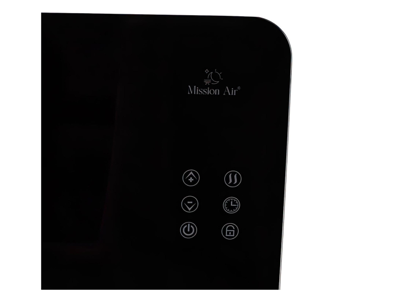 Mission Air Grzejnik konwektorowy PORTO WiFi 1000W Czarny