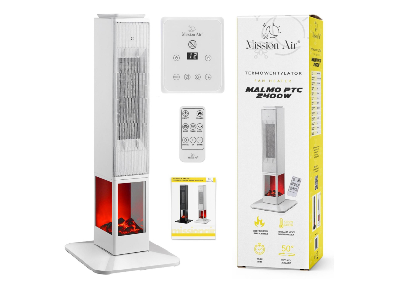 Mission Air Termowentylator kolumnowy MALMO 2400W White