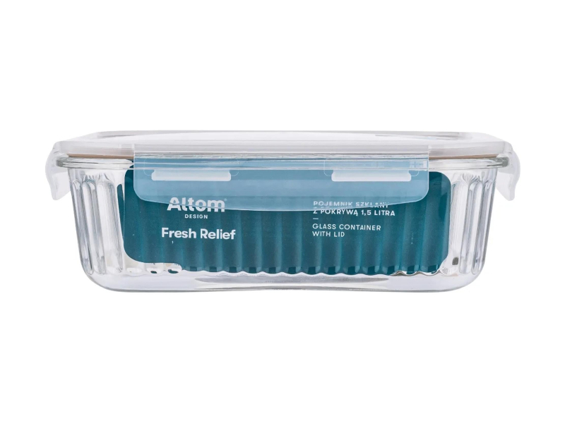 Altom Fresh Relief pojemnik z pok. prostokątny 1,5l 23x17x7,5cm - zdjęcie 3