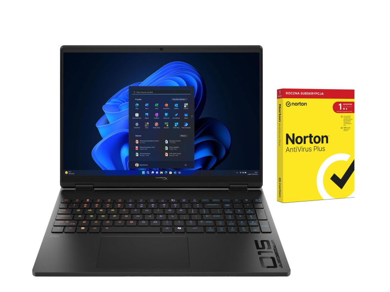 HyperX OMEN 15 Core i5-14500HX/24GB/512/Win11 RTX5060 + Norton